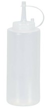 SquEEze Dispenser 12 oz NOZZLE BOTTLE Clear Soft &amp; Squeezable Plastic Ap... - $16.43