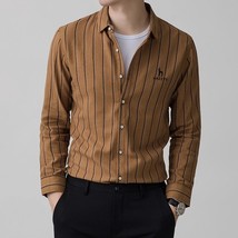 Hazzys Spring and Summer Cotton Linen Hot Sale Men&#39;s Long-Sleeved Shirts Summer  - £100.66 GBP