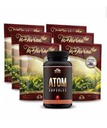 Atom 60 Capsules + 6 Weeks Supply Detox Tea Organic Healthy Cleansing Formula - $230.94 CAD