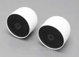 Google GA01894-US Nest Cam Indoor/Outdoor Security Camera (Pack of 2) - White - $104.99