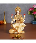 7&quot;, Goddess Lakshmi Marble Idol Statue Marble Dust Goddess of Money &amp; We... - £75.07 GBP