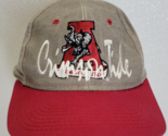 Alabama Crimson Tide Script Elephant The Game Snapback Hat Cap Vintage G... - £44.57 GBP