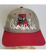 Alabama Crimson Tide Script Elephant The Game Snapback Hat Cap Vintage G... - £44.84 GBP