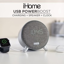 iHOME Bluetooth ALARM CLOCK Charging Ports CLOCK Night Light CLOCK Price... - £31.23 GBP