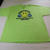 Port &amp; Company &quot;Happy Field Day Homestead Elementary&quot; Men&#39;s Green T-Shir... - $191.28 MXN