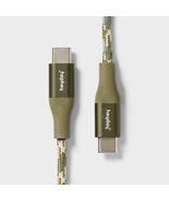 heyday USB-C to USB-C Braided Cable 4ft Olive - €2,40 EUR heyday USB-C to USB-C Braided Cable 4ft Olive - €2,40 EUR