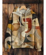 Women&#39;s Abstract Animals Print Cozy Hoodie - $30.00