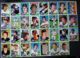 1981 Topps California Angels Team Set of 31 Baseball Cards - $6.00