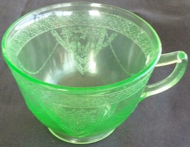 Antique Federal Depression Glass Punch Cup – Gorgeous Green – Gdc – Beautiful - £7.77 GBP