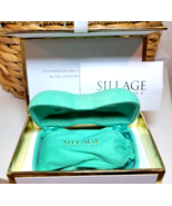 HOUSE of SILLAGE Whispers of Guidance Bow Lipstick Case Mint Green Cryst... - £197.44 GBP