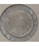 1934 Estados Unidos Mexicanos 20 Centavos XF+ AU Silver 0.720 Coin - $31.47 CAD