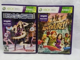Lot Of (2) Xbox 360 Kinect Video Games Dance Masters And Adventures - $24.05