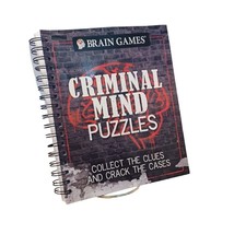 Brain Games - Criminal Mind Puzzles Book, Spiral Bound - $90.39 MXN