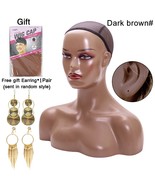 Mannequin Head With Shoulders Realistic Female Manikin Mannequin Head Fo... - £68.86 GBP