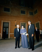 President John F. Kennedy in tuxedo at Quirinal Palace in Rome Italy Pho... - $8.81+