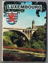 Luxembourg Folding Pictures Kodak Ektachrome 12 Views Cathedrale Notre-Dame - $3.60