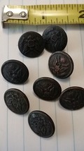 Lot of 8 small US military buttons Horstmann Phila back stamp - £27.30 GBP