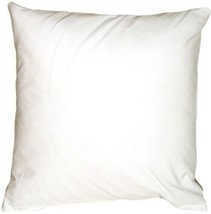 Pillow Decor - Caravan Cotton White 20x20 Throw Pillow (SE1-0001-12-20) - £24.05 GBP