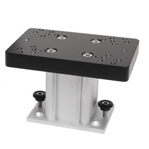 Cannon Aluminum Fixed Base Downrigger Pedestal - 4&quot; [1904030] - £49.20 GBP