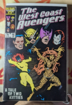 The West Coast Avengers #16 1986 Marvel Comics a tale of two kitties Comic Vtg - £3.67 GBP