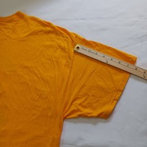 "Donoritaville Givin' Is Easy" Men's Yellow Graphic T-Shirt Measured Chest 24" image 10