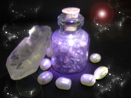1000x Cast Charged Garnet &amp; Pearls Bring Forth Your Gifts &amp; Abilities Magick - £62.83 GBP