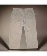 NYDJ Crop Jeans Size 10 Denim High Waist Light Wash Pockets Stright Leg Stretch - $16.82