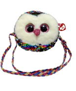 TY Fashion Owl Owen Flippy Sequin Purse MOONLIGHT 8 inch Boo Sequins Bag... - $18.50