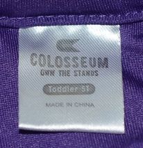 Colosseum Collegiate Licensed K State Wildcats Size 5T Purple Gray T Shirt image 3