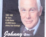 Johnny&#39;s Favorite Moments VHS Tape Johnny Carson Tonight Show Final Epis... - £7.90 GBP