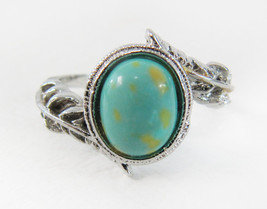 Vintage 925 Silver Ring With Funky Faux Stone - Sz. 10 - £19.89 GBP