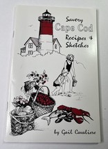 Savory Cape Cod Recipes &amp; Sketches Paperback CookBook By Gail Cavaliers - £4.95 GBP