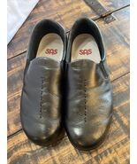 SAS Dream Shoes Womens 9 Black Comfort Loafer Slip On Leather - $29.45