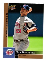 2009 Upper Deck #239 Nick Blackburn Minnesota Twins - £3.36 GBP