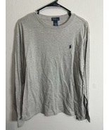 Polo By Ralph Lauren Youth Gray Long Sleeve Small Pony Logo Shirt Size X... - €15,61 EUR