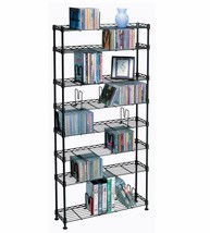  DVD Storage Shelves CD Holder Home Shelf Collection Organizer High Capa... - £73.42 GBP