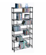  DVD Storage Shelves CD Holder Home Shelf Collection Organizer High Capa... - £72.44 GBP