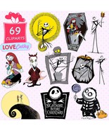 Nightmare Before Christmas, Font vector, PNG, Printable, Instant Download - £2.20 GBP