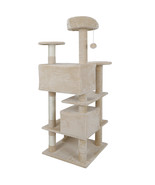 Cat Tree Tower Great For Multiple Cats Scratcher Play House Condo Pet Ho... - £70.12 GBP