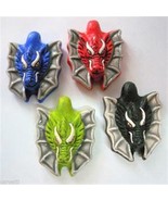 Peruvian Ceramic Dragon Head Pendant Focal Bead (1) Hand Painted Pick Color - $55.23 MXN