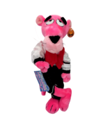 Vintage Pink Panther Touch of Velvet Plush Special Effects 1980 w/ Stand... - $39.99