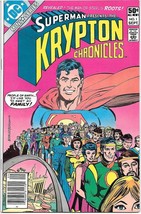 Krypton Chronicles Comic Book #1 DC Comics 1978 FINE+ - £1.99 GBP