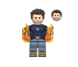 1 Human Torch The Fantastic Four Movie Superhero Minifigure Block Toys - $10.20