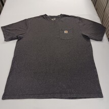 Carhartt K87 Loose Fit Men's Gray Heavyweight Short-Sleeve T-Shirt Size 2XL Tall image 10