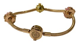 Pandora Women&#39;s Bracelet .925 Gold Plated 380163 - £148.72 GBP