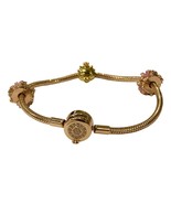Pandora Women&#39;s Bracelet .925 Gold Plated 380163 - £149.34 GBP