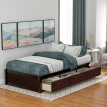 Twin Size Platform Storage Bed with 3 Drawers - $310.03+