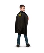 Boys Batman Cape Black Halloween Costume Accessory Rubies-sz OS - £7.93 GBP