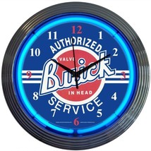 GM Buick Service 15&quot; Wall Décor Neon Clock 8BUICK - £67.62 GBP