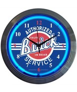 GM Buick Service 15&quot; Wall Décor Neon Clock 8BUICK - £67.16 GBP